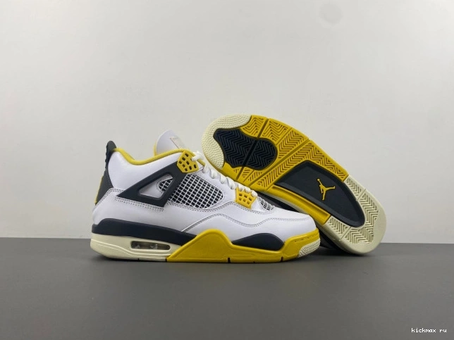 Rep Vivid Sulfur Air Jordan 4 WNNS AQ9129-101 0821
